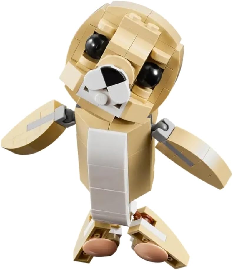 LEGO Creator 3 in 1 Adorabile Coniglio Giocattolo - Animale che si Trasforma in Lama o in Foca - Idea Regalo di Compleanno Creativa per Bambine e Bambini da 8 Anni in su - 31162