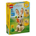 LEGO Creator 3 in 1 Adorabile Coniglio Giocattolo - Animale che si Trasforma in Lama o in Foca - Idea Regalo di Compleanno Creativa per Bambine e Bambini da 8 Anni in su - 31162