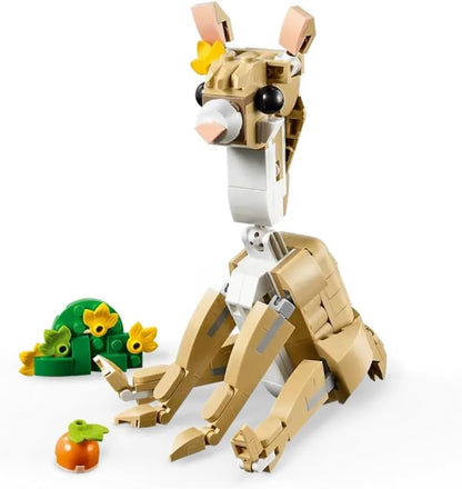 LEGO Creator 3 in 1 Adorabile Coniglio Giocattolo - Animale che si Trasforma in Lama o in Foca - Idea Regalo di Compleanno Creativa per Bambine e Bambini da 8 Anni in su - 31162