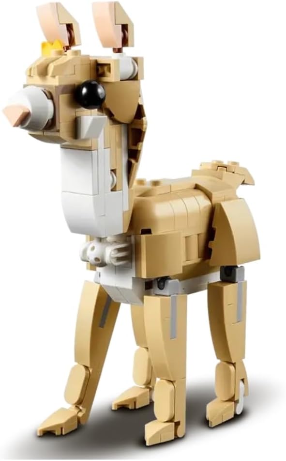 LEGO Creator 3 in 1 Adorabile Coniglio Giocattolo - Animale che si Trasforma in Lama o in Foca - Idea Regalo di Compleanno Creativa per Bambine e Bambini da 8 Anni in su - 31162
