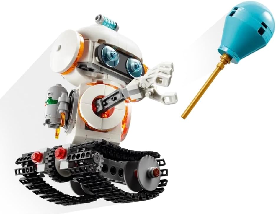 LEGO Creator 3in1 Space Robot Toy - Transforms into a Dog Figure or Rocket Model - Building Set for Kids - Space-Themed Gift Idea for Kids, 8+ Year Old Boys & Girls - 31164