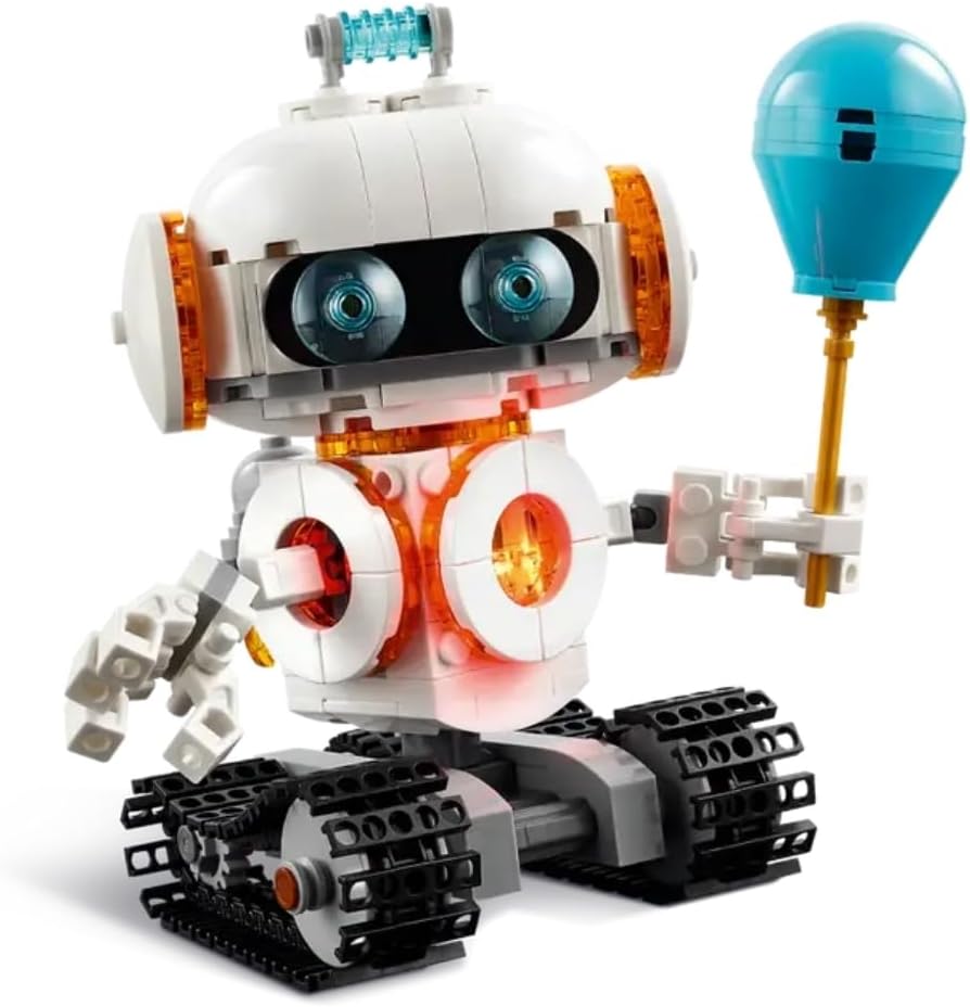 LEGO Creator 3in1 Space Robot Toy - Transforms into a Dog Figure or Rocket Model - Building Set for Kids - Space-Themed Gift Idea for Kids, 8+ Year Old Boys & Girls - 31164