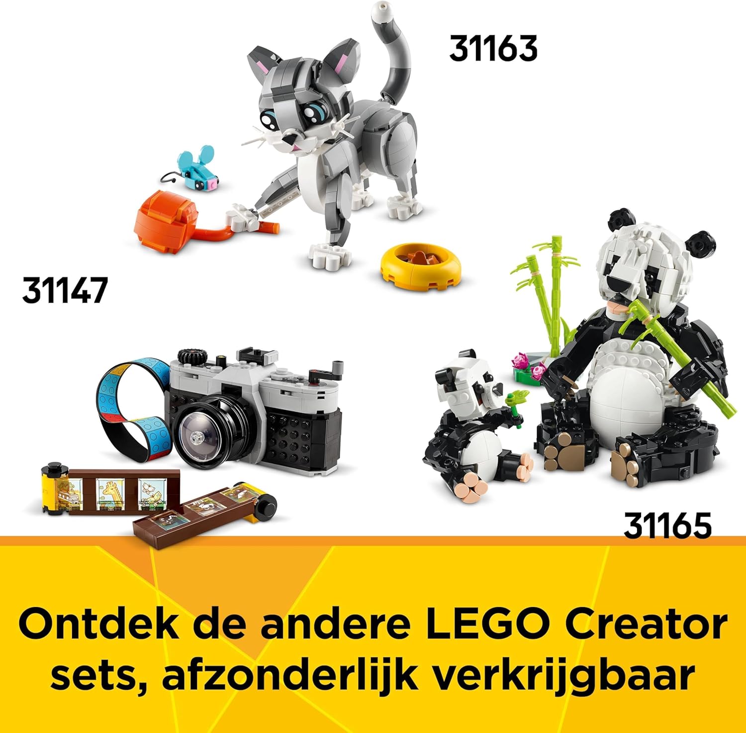 LEGO Creator 3in1 Typewriter with Flowers Toy - Transforms into a Keytar Model or a Flowerpot with a Pen & Notebook - Creative Birthday Gift for 8+ Year Old Girls & Boys - 31169