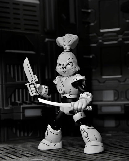 NECA Usagi Yojimbo – 1:7 Scale Collectible Action Figure, Space Usagi Yojimbo Black & White Figure