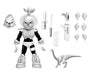 NECA Usagi Yojimbo – 1:7 Scale Collectible Action Figure, Space Usagi Yojimbo Black & White Figure