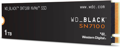 WD_BLACK SN7100 1TB NVMe SSD, M.2 2280, Read speeds up to 7250 MB/s, Write Speed up to 6,900 MB/s, Next Gen TLC 3D NAND, DASHBOARD, For Laptops, handheld gaming devices