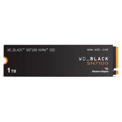 WD_BLACK SN7100 1TB NVMe SSD, M.2 2280, Read speeds up to 7250 MB/s, Write Speed up to 6,900 MB/s, Next Gen TLC 3D NAND, DASHBOARD, For Laptops, handheld gaming devices