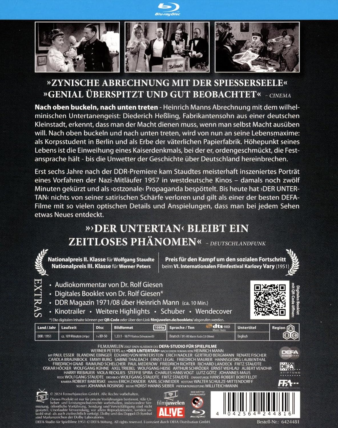 STAUDTE, WOLFGANG - DER UNTERTAN