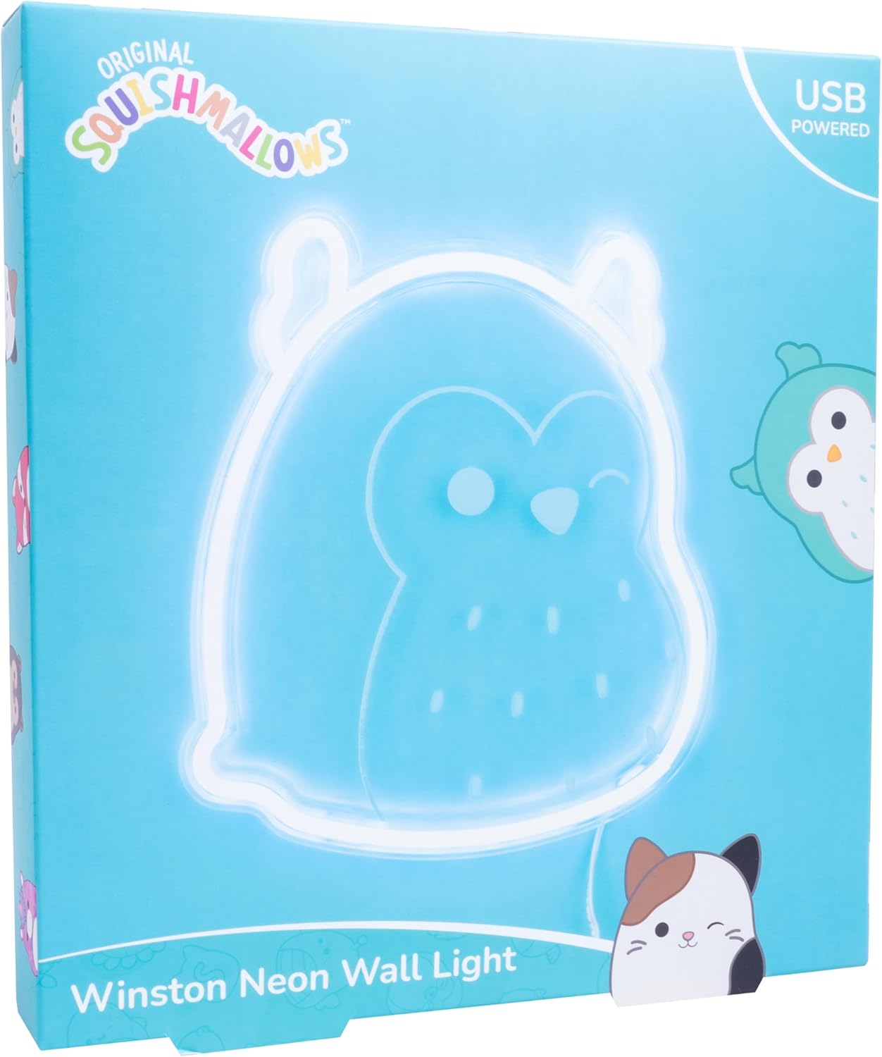 Squishmallows - Winston Neon Wall Light - Blue