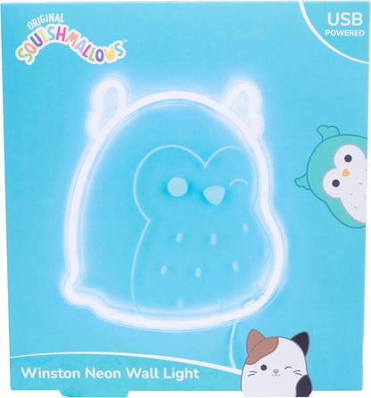 Squishmallows - Winston Neon Wall Light - Blue