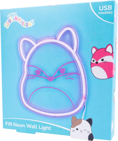 Squishmallows - Fifi Neon Wall Light - Pink