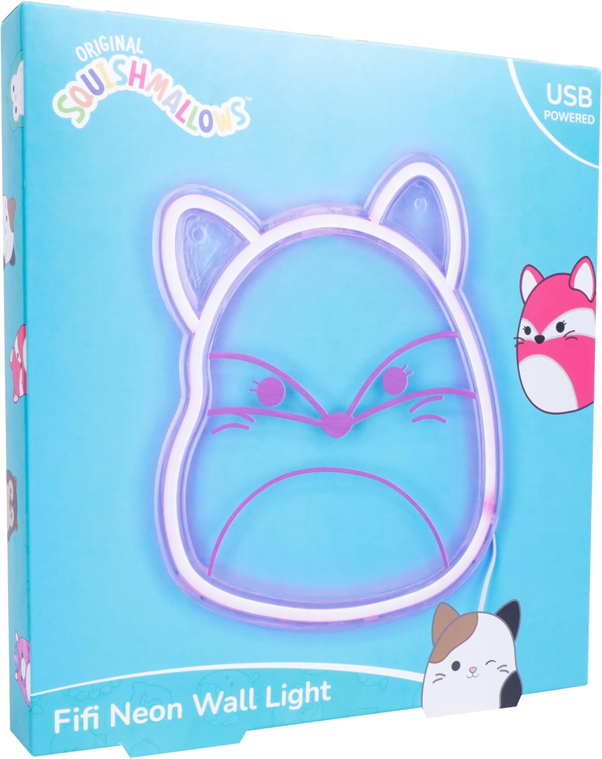 Squishmallows - Fifi Neon Wall Light - Pink