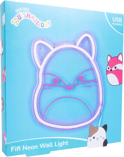 Squishmallows - Fifi Neon Wall Light - Pink