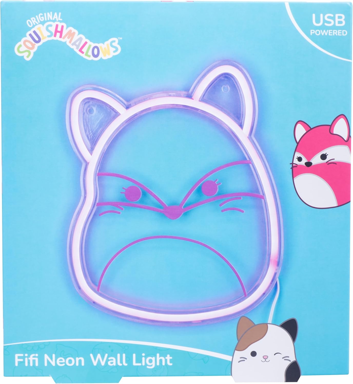 Squishmallows - Fifi Neon Wall Light - Pink