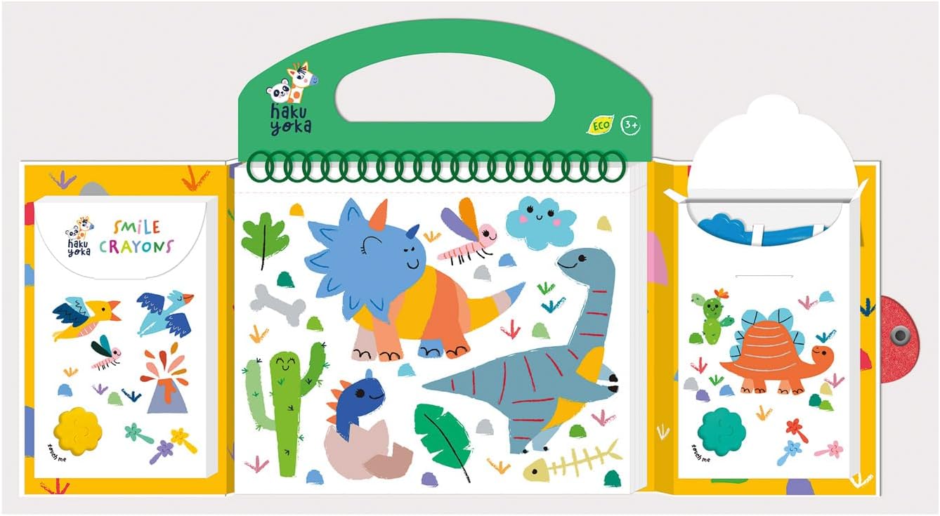 Haku Yoka My First Colouring Kit dinosaurus