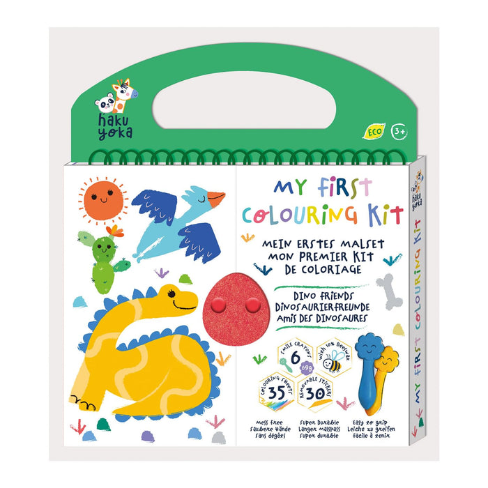 Haku Yoka My First Colouring Kit dinosaurus