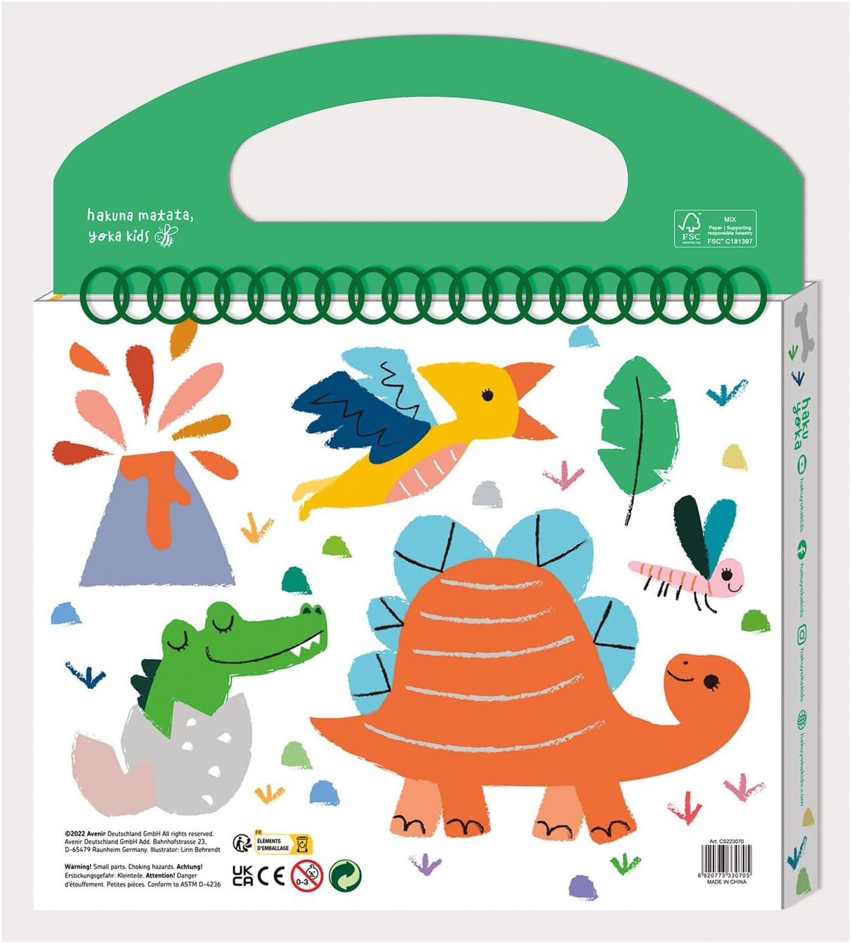 Haku Yoka My First Colouring Kit dinosaurus