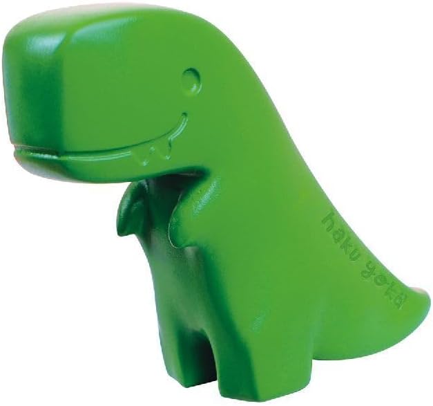 Haku Yoka 6303113 Vingerwaskrijt, dino, 6 waskrijtjes in dinosaurusvormen, gemakkelijk vast te pakken, ideaal voor kleine handen, zonder afgeven, voor peuters vanaf 18 maanden