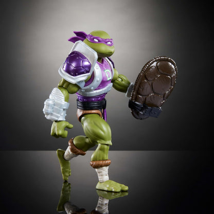 Masters of the Universe Origins Turtles of Grayskull Donatello Reptile Wars Posable Action Figure, Teenage Mutant Ninja & MOTU Crossover Donnie Toy, JBM98