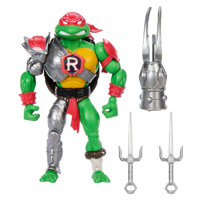 Masters of the Universe Origins Turtles of Grayskull Raphael Reptile Wars Posable Action Figure, Teenage Mutant Ninja & MOTU Crossover Hero Raph Toy, JBM99