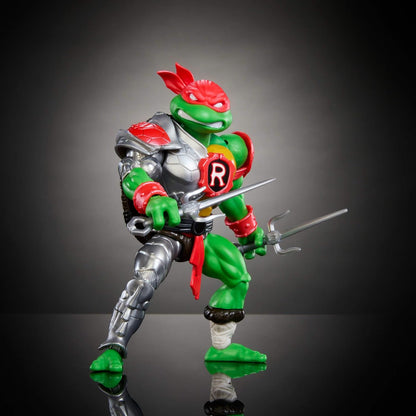 Masters of the Universe Origins Turtles of Grayskull Raphael Reptile Wars Posable Action Figure, Teenage Mutant Ninja & MOTU Crossover Hero Raph Toy, JBM99