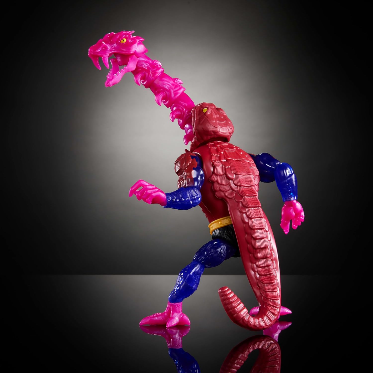 Masters of Universe Origins Turtles of Grayskull Rattlor Reptile Wars Posable Action Figure, Teenage Mutant Ninja & MOTU Crossover Villain Toy