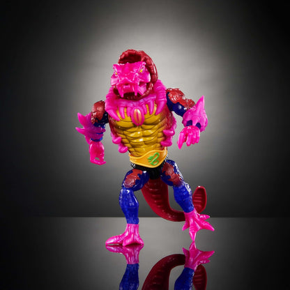 Masters of Universe Origins Turtles of Grayskull Rattlor Reptile Wars Posable Action Figure, Teenage Mutant Ninja & MOTU Crossover Villain Toy