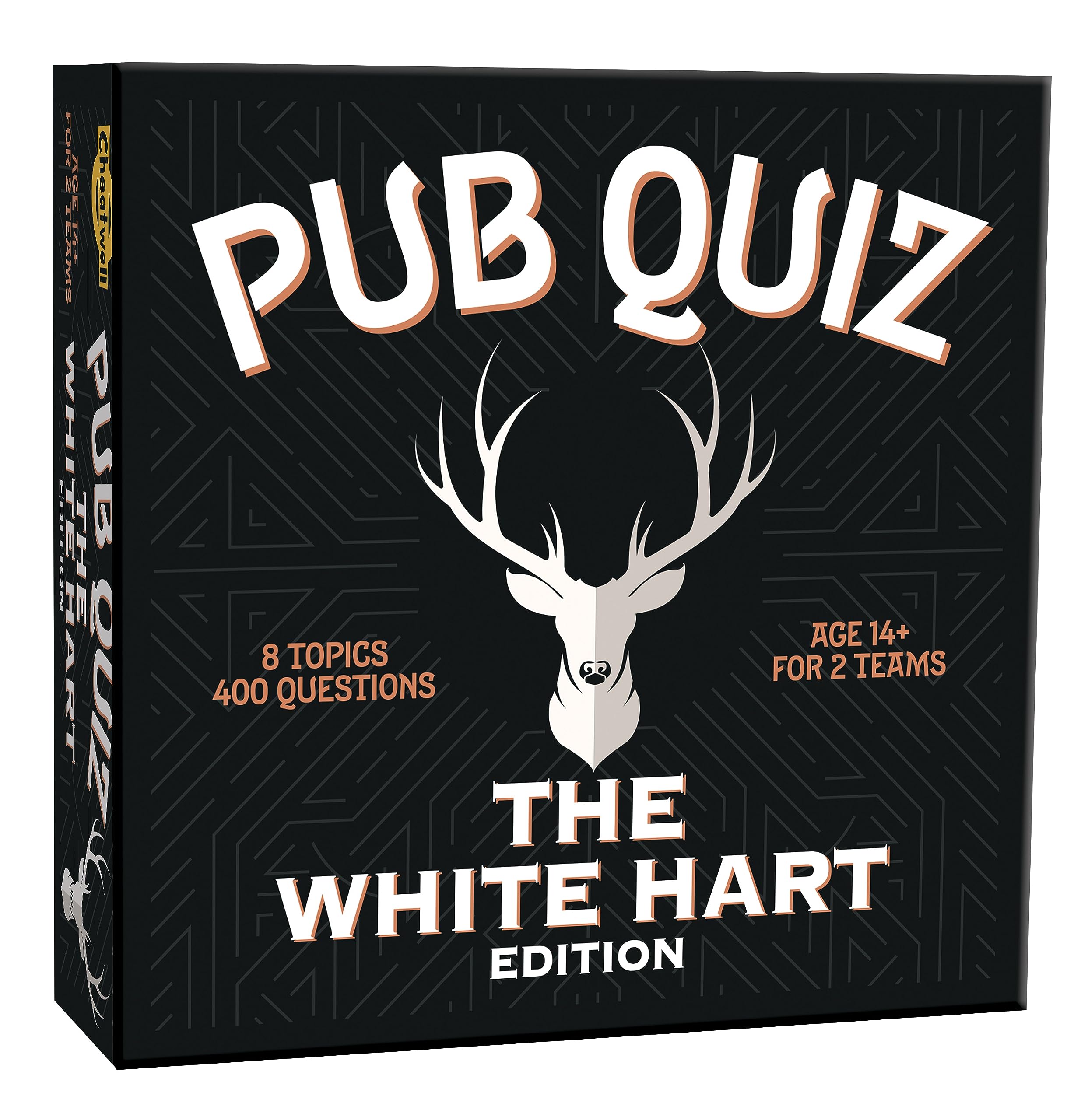 CHEATWELL GAMES The White Hart Pub Quiz - 400 Questions Across Every Category Imaginable - Comes With Answer Pad & Pencils - Ages 14+
