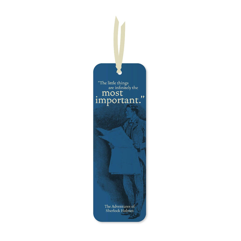 Half Moon Bay Sherlock Holmes Paper Bookmark | Book Markers for Women & Teacher | Sherlock Holmes Gifts & Gifts for Book Lovers | Reading Accessories & Bookish Gifts | Sherlock Holmes Book Mark