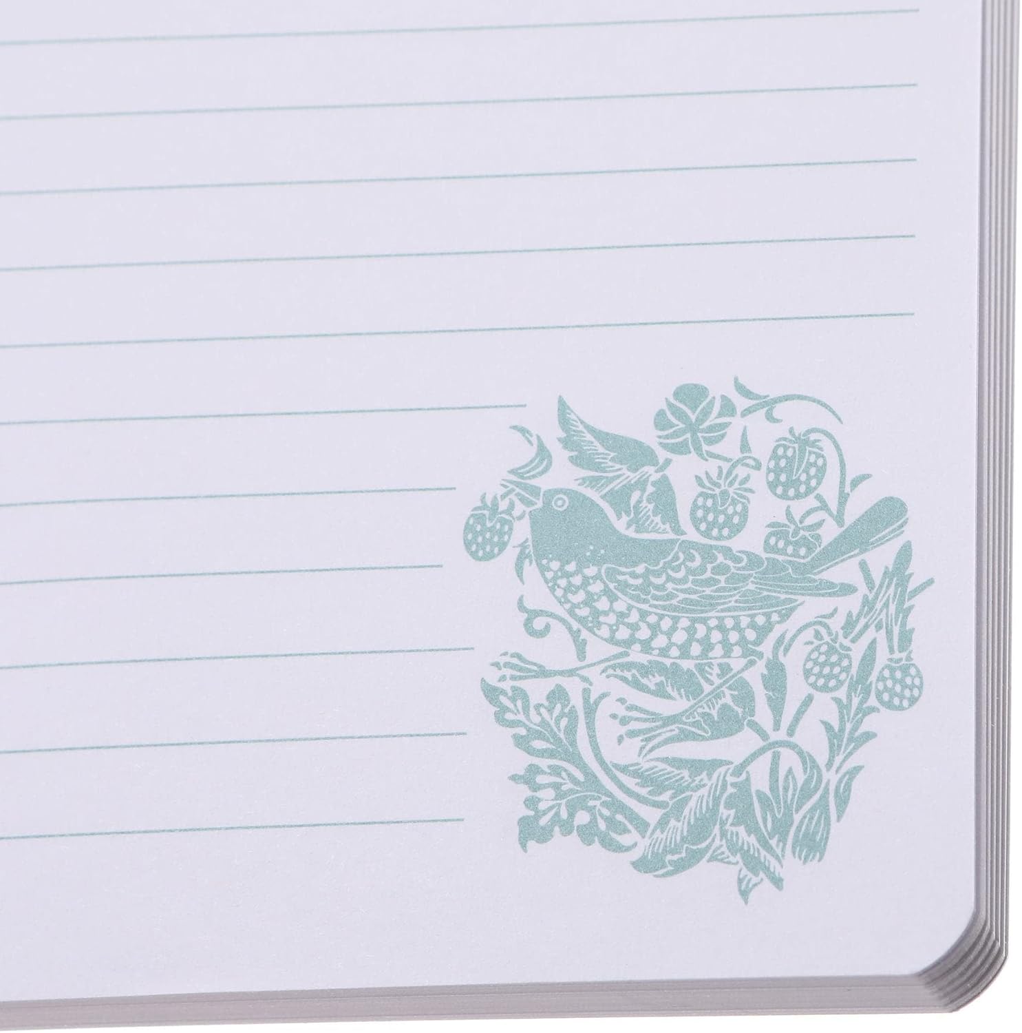 William Morris - Stationery & Notebooks - William Morris A5 Notebook â€“ Strawberry Thief