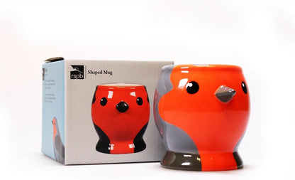 RSPB - Shaped Mugs - RSPB Robin Shaped Mug - Birds