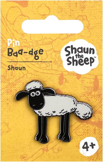 Pawprint Family | Shaun Standing Enamel Pin Badge | Shaun the Sheep Official Merchandise