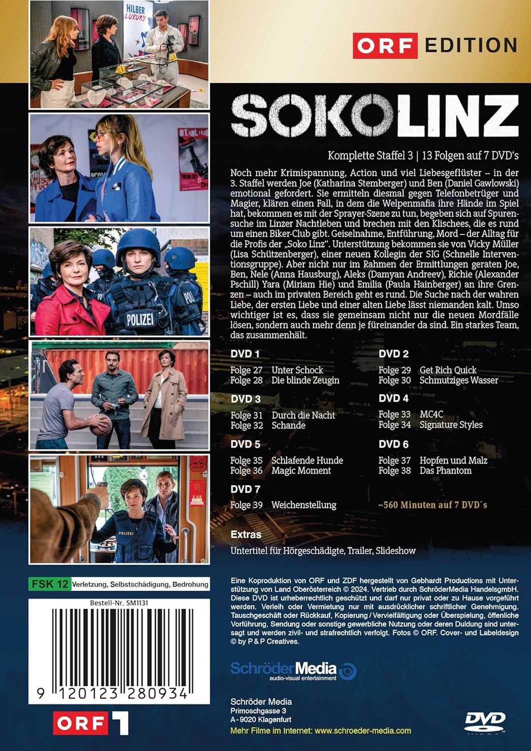 SOKO Linz.03,DVD