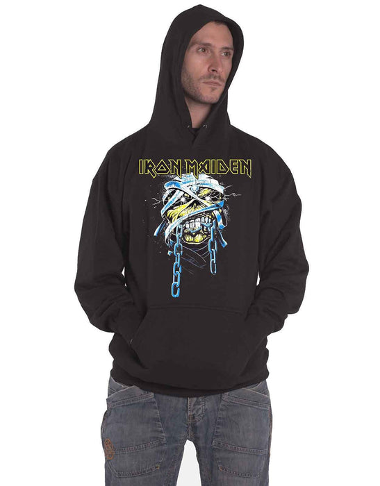 Band Monkey Iron Maiden Unisex Pullover Hoodie Powerslave