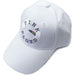 Pink Floyd Men's Circle Logo Baseball Cap White