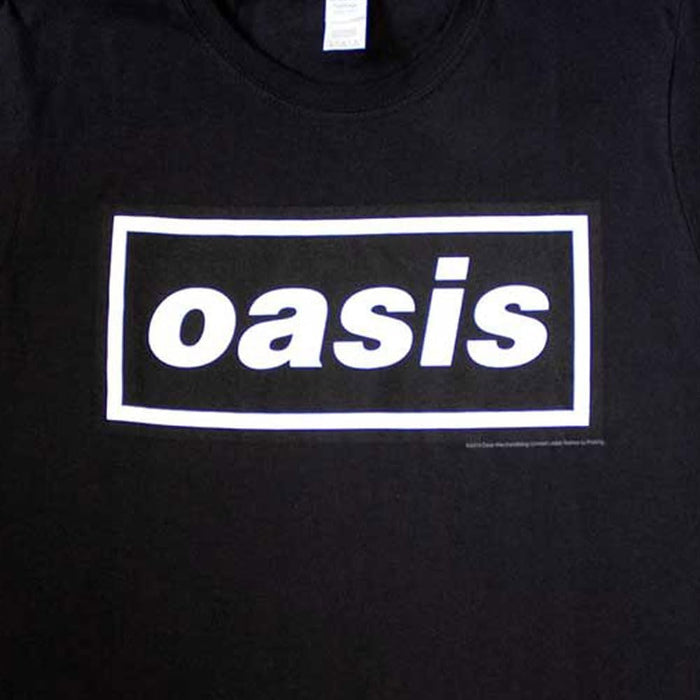 Rock Off officially licensed products Oasis Decca Band Logo Skinny Fit T Shirt