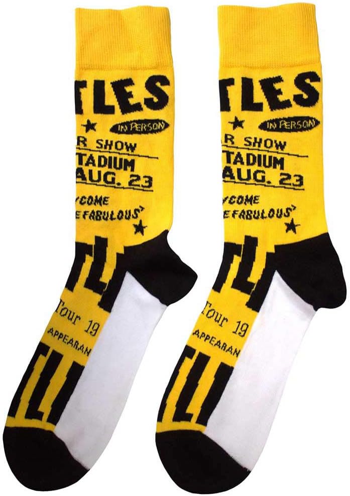 Rock Off officially licensed products The Beatles Live USA Ankle Socks One Size