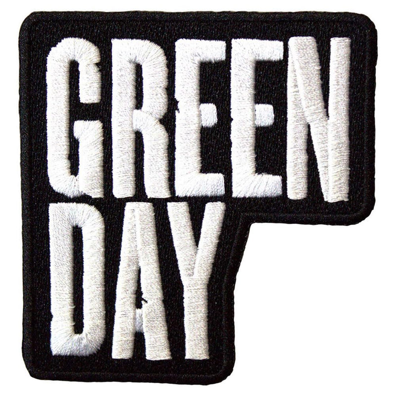 Verde Day Stacked Logo Standard Woven Patch Size Accessory Size