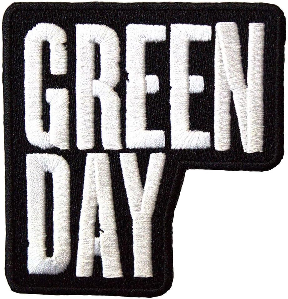 Verde Day Stacked Logo Standard Woven Patch Size Accessory Size