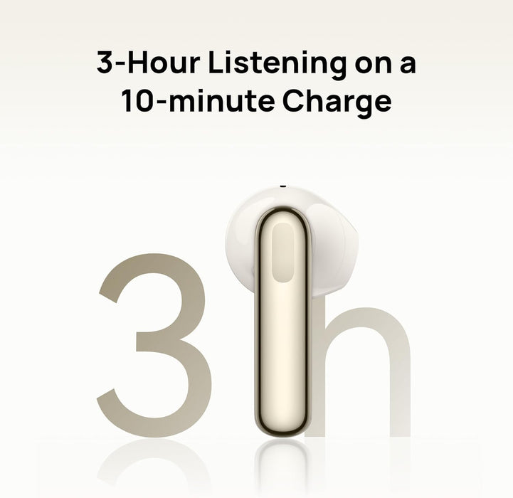 HUAWEI FreeBuds SE 3 Earbuds, 42-Hour Battery Life, Fine-grained Meets Futuristic, 3-Hour Listening on a 10-minute Charge, Long Press to Pair, Robust Bluetooth 5.4 Connections, IP54, Beige