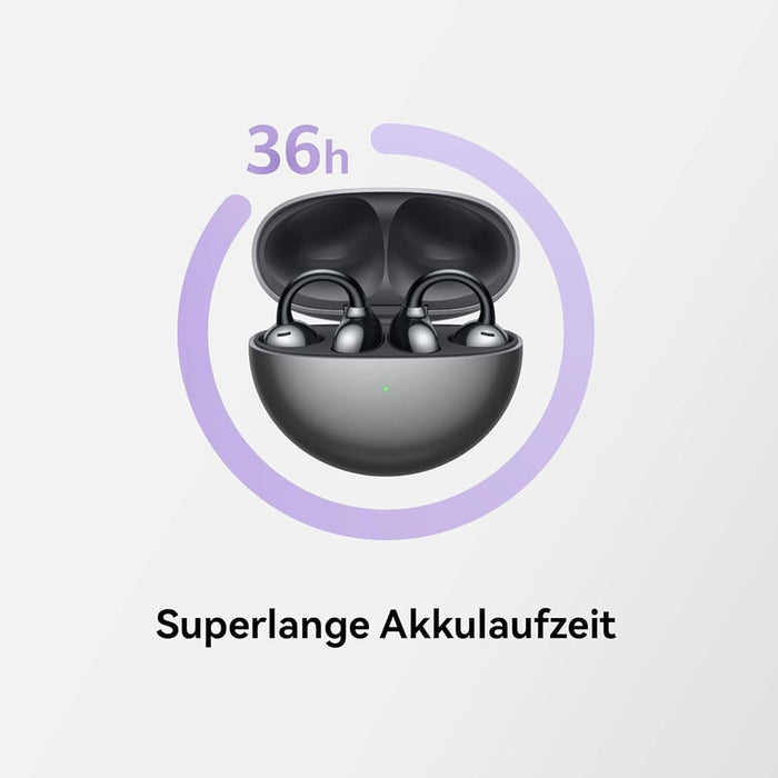 HUAWEI FreeClip, Groundbreaking Aesthetic Design, Feather-light Wearing, Open-ear Listening, AI Crystal-Clear Call, Long Battery Life, Dual-Device Connections, Rose Gold