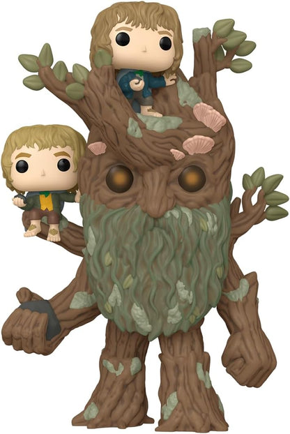 Funko Pop! Super: LOTR - Pippin Took - Treebeard mit Mary & Pip - Lord of The Rings - Vinyl-Sammelfigur - Geschenkidee - Offizielle Handelswaren - Spielzeug Für Kinder und Erwachsene