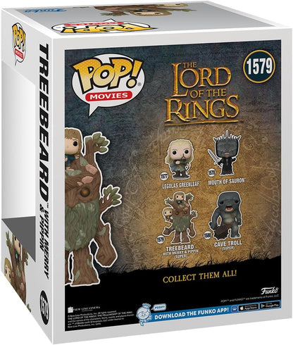 Funko Pop! Super: LOTR - Pippin Took - Treebeard mit Mary & Pip - Lord of The Rings - Vinyl-Sammelfigur - Geschenkidee - Offizielle Handelswaren - Spielzeug Für Kinder und Erwachsene