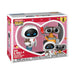 Funko Pocket POP! Valentines 2 Pack - Wall-E - Keychain Novelty Keyring - Collectable Mini Figure - Stocking Filler - Gift Idea - Official Merchandise - Movies Fans - Backpack Decor