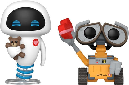Funko Pocket POP! Valentines 2 Pack - Wall-E - Keychain Novelty Keyring - Collectable Mini Figure - Stocking Filler - Gift Idea - Official Merchandise - Movies Fans - Backpack Decor
