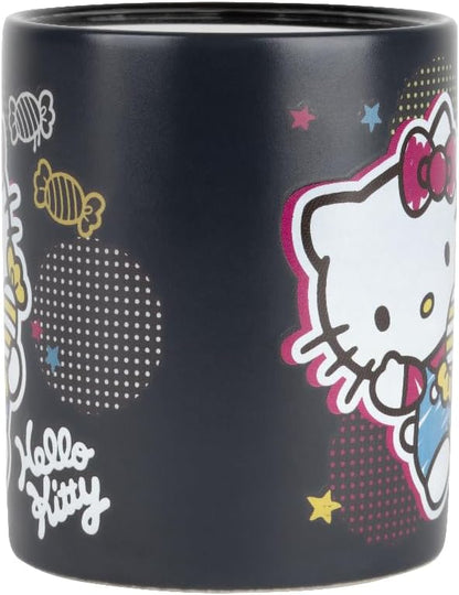 Konix Hello Kitty 320ml Heat Active Mug Candy Black