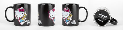 Konix Hello Kitty 320ml Heat Active Mug Candy Black