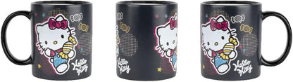 Konix Hello Kitty 320ml Heat Active Mug Candy Black