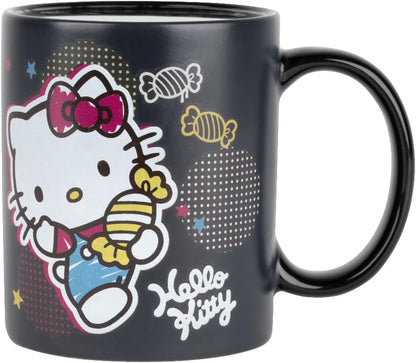 Konix Hello Kitty 320ml Heat Active Mug Candy Black