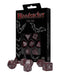 Q-Workshop QWOSBSU2 Bloodsucker Dice Set: Scarlet, Rot/Ausflug, Einfarbig (Getaway Solids
